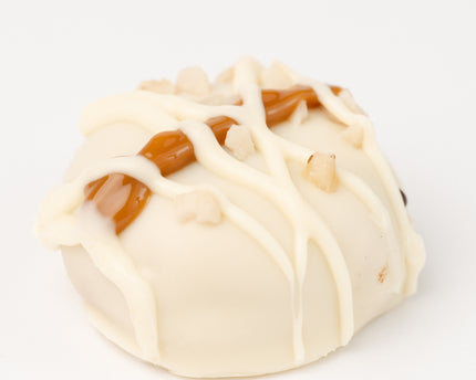 White Peanut Butter & Caramel Ball